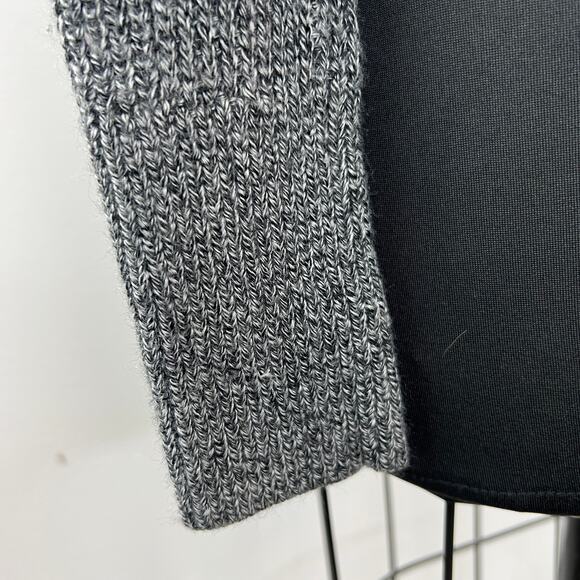 Banana Republic Heritage Collection Gray Marled Knit Long Sleeve Sweater S Small - Picture 5 of 8